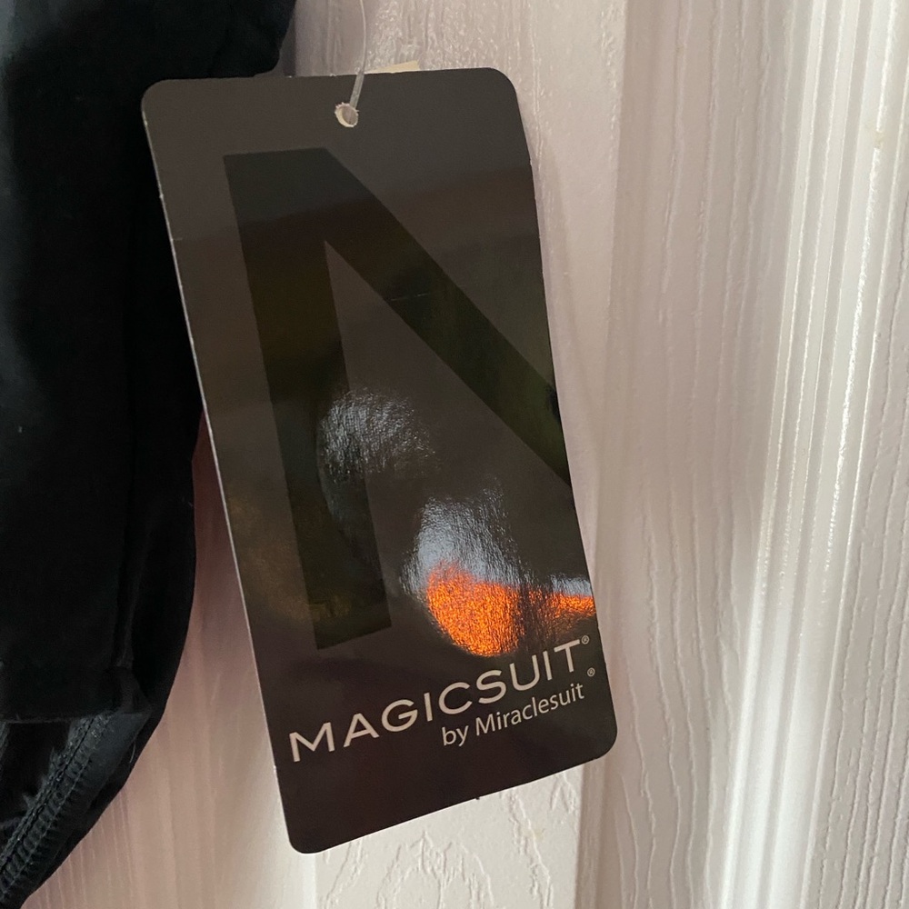 🆕 MagicSuit by Miraclesuit Black Classic Brief Bikini Bottoms SZ 16 - Picture 5 of 9